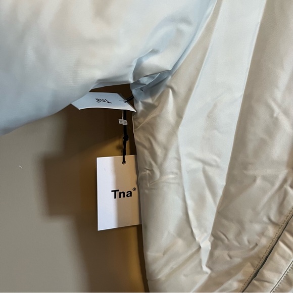 Aritzia TNA Varsity Stadium Jacket - Light Blue, Women’s Large - Picture 3 of 5